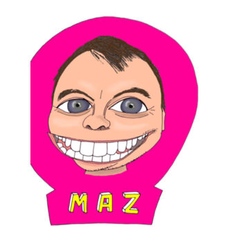 Maz/Pink - Tea-towel  Design