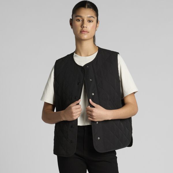 Womens AS Colour Quilted Vest Thumbnail
