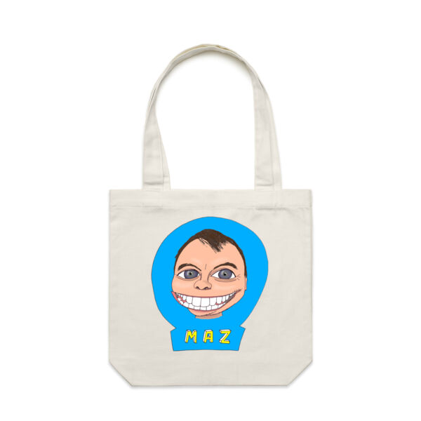 Maz/Blue - Tote Bag Thumbnail